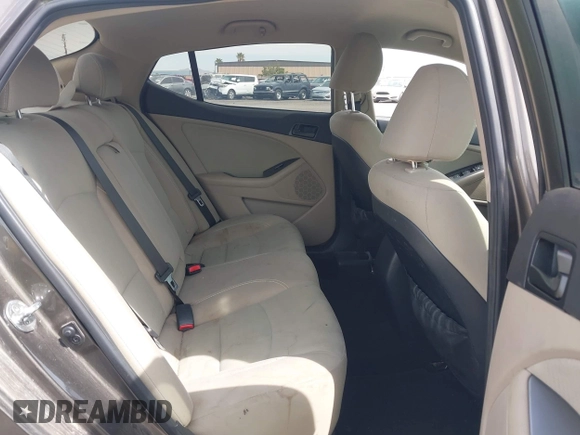 2014 Kia Optima LX with VIN 5XXGM4A7XEG334175, listed as a IAAI auction lot 42169281 with 148,774 mi miles. Bid and sale history available at carsss.com. Image 8.
