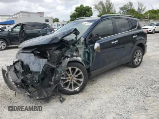 2017 Toyota RAV4 Limited with VIN JTMYFREV3HJ138406, listed as a Copart auction lot 51967935 with 79,247 mi miles and Salvage Title. Bid and sale history available at carsss.com. Image 1.