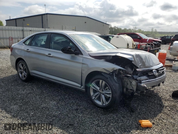 2022 Volkswagen Jetta SE with VIN 3VWEM7BU7NM004776, listed as a Copart auction lot 54968125 with 37,216 mi miles and Salvage title. Bid and sale history available at DreamBid. Image 4.