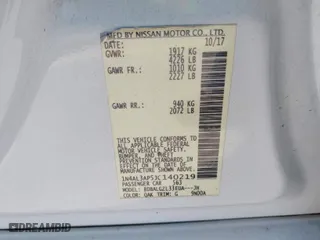 2018 Nissan Altima 2.5 SR with VIN 1N4AL3AP5JC140219, listed as a IAAI auction lot 41693558 with 132,919 mi miles. Bid and sale history available at carsss.com. Image 9.