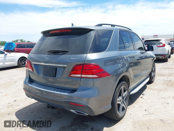 2017 Mercedes-Benz GLE 350 with VIN 4JGDA5HB8HA906447, listed as a IAAI auction lot 42287860 with 104,503 mi miles and . Bid and sale history available at DreamBid. Image 4.