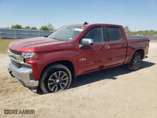 2019 Chevrolet Silverado 1500 LT with VIN 3GCPWCEK8KG132205, listed as a Copart auction lot 76634074 with 176,251 mi miles and Salvage Title. Bid and sale history available at carsss.com. Image 1.