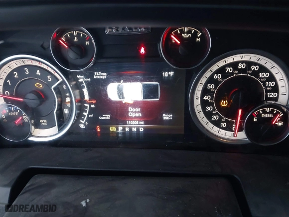 2016 Ram 2500 Laramie with VIN 3C6UR5FL9GG277670, listed as a IAAI auction lot 41265863 with 110,205 mi miles. Bid and sale history available at carsss.com. Image 7.