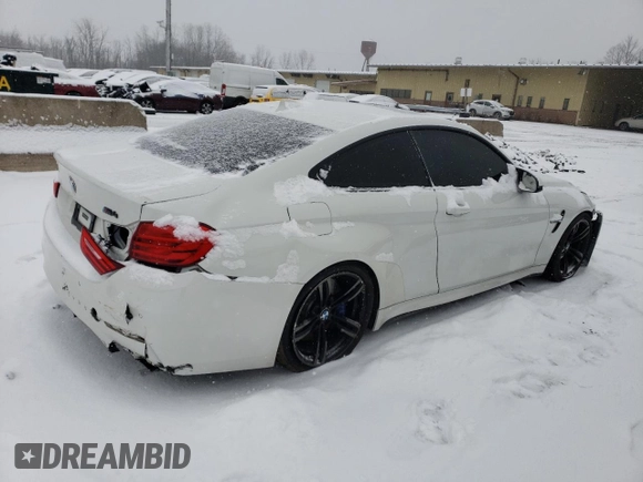 2016 BMW M4 with VIN WBS3R9C56GK335608, listed as a Copart auction lot 59653015 with 71,785 mi miles and Non repairable. Bid and sale history available at DreamBid. Image 3.