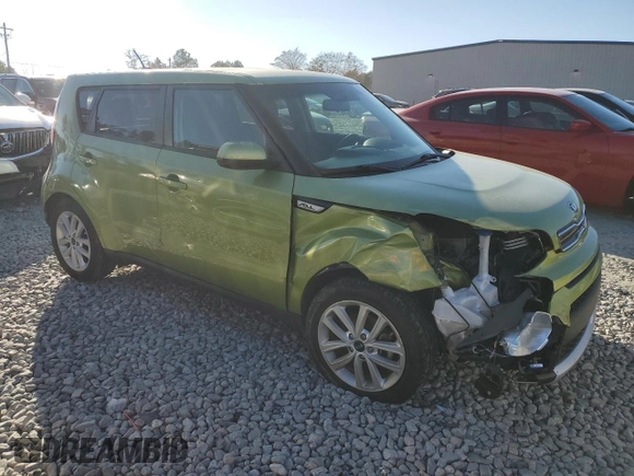 2018 Kia Soul + with VIN KNDJP3A58J7895273, listed as a Copart auction lot 82486664 with 54,697 mi miles and Salvage Title. Bid and sale history available at carsss.com. Image 4.