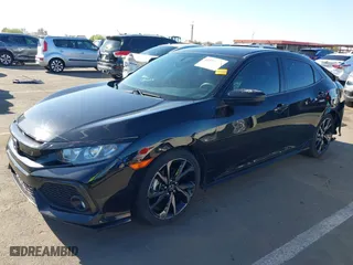 2018 Honda Civic Hatchback Sport with VIN SHHFK7H40JU237786, listed as a IAAI auction lot 41877444 with 61,901 mi miles. Bid and sale history available at carsss.com. Image 17.