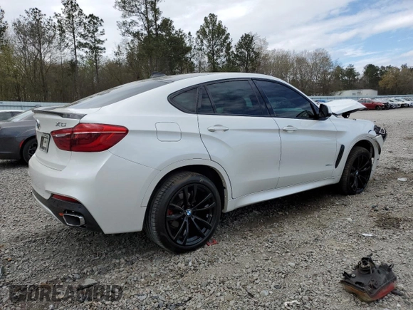 2019 BMW X6 xDrive35i with VIN 5UXKU2C5XK0Z63666, listed as a Copart auction lot 44423703 with 50,800 mi miles. Bid and sale history available at carsss.com. Image 3.