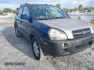 2005 Hyundai Tucson GLS with VIN KM8JN72D25U062364, listed as a IAAI auction lot 42247915 with 214,068 mi miles and . Bid and sale history available at DreamBid. Image 1.