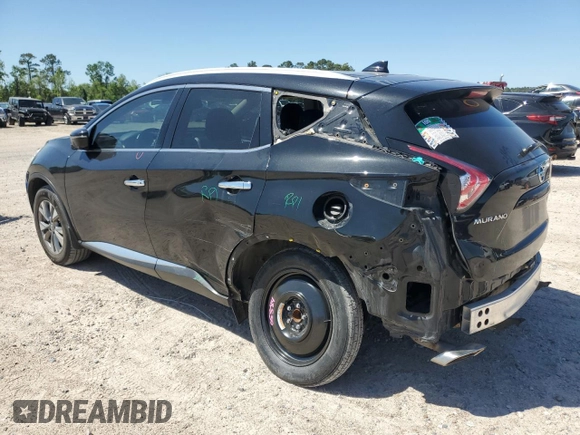 2018 Nissan Murano S with VIN 5N1AZ2MG9JN103902, listed as a Copart auction lot 52045465 with 99,905 mi miles and Salvage Title. Bid and sale history available at DreamBid. Image 2.