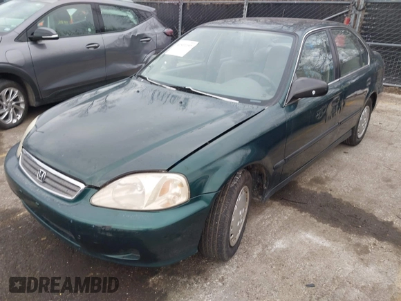 2000 Honda Civic LX with VIN 1HGEJ6673YL069805, listed as a IAAI auction lot 41511192 with 80,097 mi miles. Bid and sale history available at carsss.com. Image 2.