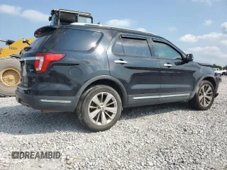 2018 Ford Explorer Limited with VIN 1FM5K8F82JGB57691, listed as a Copart auction lot 59393015 with 122,454 mi miles and Salvage title. Bid and sale history available at DreamBid. Image 3.