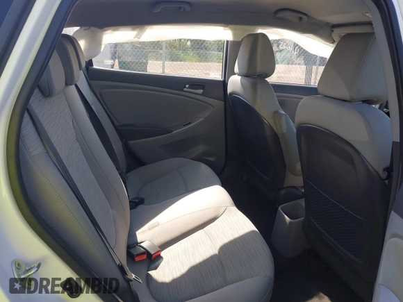 2017 Hyundai Accent SE with VIN KMHCT5AE7HU310724, listed as a IAAI auction lot 42093323 with 134,326 mi miles. Bid and sale history available at carsss.com. Image 8.