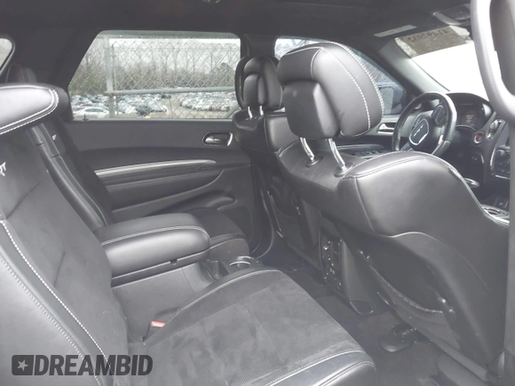 2019 Dodge Durango SRT with VIN 1C4SDJGJXKC550910, listed as a IAAI auction lot 41497932 with 62,541 mi miles and . Bid and sale history available at DreamBid. Image 8.