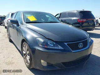 2008 Lexus IS 250 with VIN JTHBK262282082738, listed as a IAAI auction lot 41983732 with 1 mi miles. Bid and sale history available at carsss.com. Image 1.