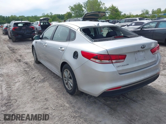 2017 Kia Optima LX with VIN 5XXGT4L39HG177174, listed as a IAAI auction lot 42341531 with 94,801 mi miles and . Bid and sale history available at DreamBid. Image 3.