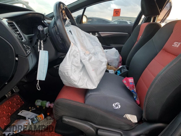 2015 Honda Civic Sedan Si with VIN 2HGFB6E50FH702790, listed as a Copart auction lot 78018894 with 0 mi miles and Salvage Title. Bid and sale history available at carsss.com. Image 7.