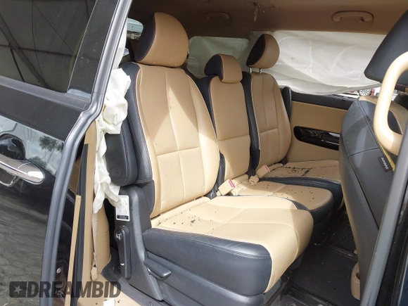 2018 Kia Sedona SX-L with VIN KNDME5C18J6390042, listed as a IAAI auction lot 41775242 with 115,003 mi miles. Bid and sale history available at carsss.com. Image 8.