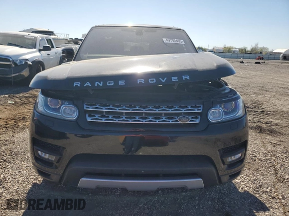 2017 Land Rover Range Rover Sport HSE with VIN SALWR2FK6HA666962, listed as a Copart auction lot 49790465 with 84,911 mi miles and Salvage Title. Bid and sale history available at carsss.com. Image 5.