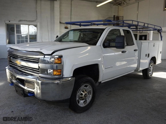 2018 Chevrolet Silverado 2500HD Work Truck with VIN 1GB2CUEG8JZ161128, listed as a Copart auction lot 75266534 with 129,275 mi miles and Salvage Title. Bid and sale history available at carsss.com. Image 2.