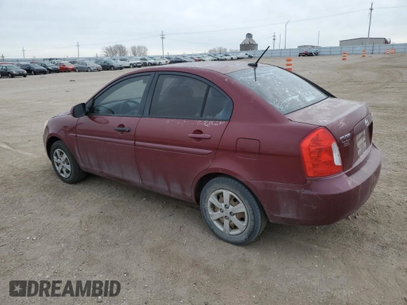 2010 Hyundai Accent GLS with VIN KMHCN4AC6AU526721, listed as a Copart auction lot 44335745 with 134,353 mi miles and Clean Title. Bid and sale history available at carsss.com. Image 2.
