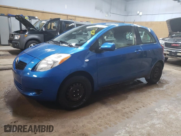 2007 Toyota Yaris with VIN JTDJT923X75098524, listed as a Copart auction lot 53817445 with 170,843 mi miles and Clean Title. Bid and sale history available at carsss.com. Image 1.