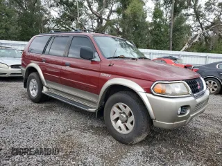2000 Mitsubishi Montero Sport LS with VIN JA4LS31H1YP036709, listed as a Copart auction lot 81578814 with 191,500 mi miles and Salvage Title. Bid and sale history available at carsss.com. Image 4.