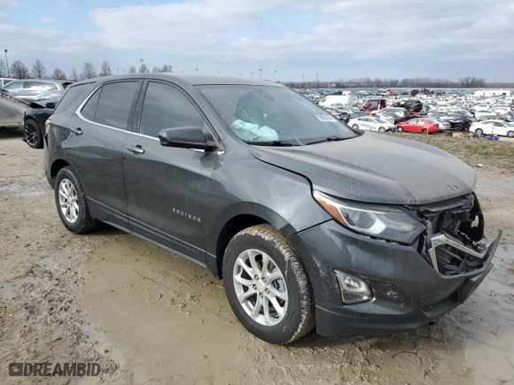 2020 Chevrolet Equinox LT with VIN 2GNAXTEV2L6134825, listed as a Copart auction lot 36829434 with 53,293 mi miles and Salvage Title. Bid and sale history available at carsss.com. Image 4.