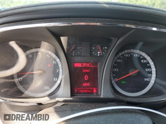 2014 GMC Terrain SLT with VIN 2GKALTEK7E6168289, listed as a Copart auction lot 62081905 with 154,690 mi miles and Salvage title. Bid and sale history available at DreamBid. Image 9.