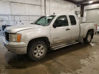 2011 GMC Sierra 1500 SLE with VIN 1GTR2VE35BZ284063, listed as a Copart auction lot 63681495 with 211,541 mi miles and Salvage title. Bid and sale history available at DreamBid. Image 1.