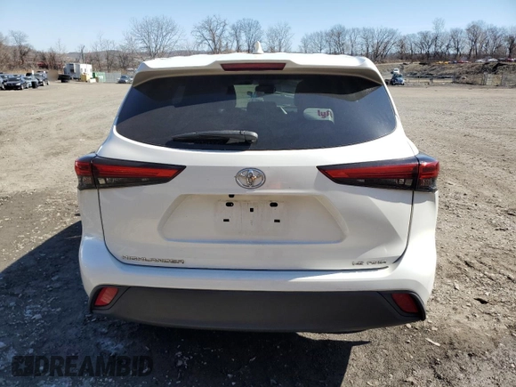 2021 Toyota Highlander L with VIN 5TDBZRBH9MS097756, listed as a Copart auction lot 49307905 with 92,072 mi miles and Salvage title. Bid and sale history available at DreamBid. Image 6.