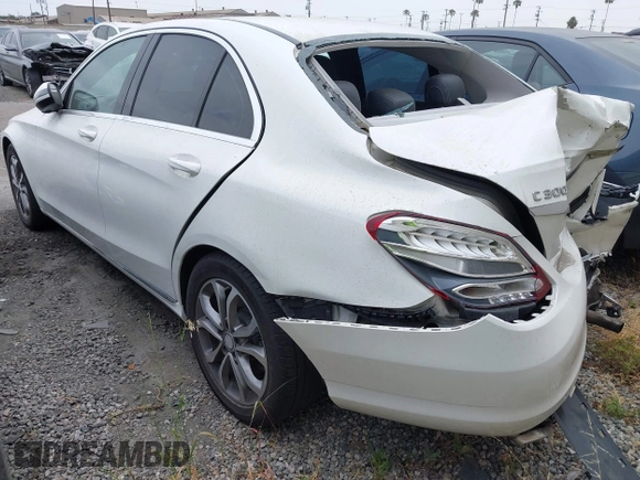 2017 Mercedes-Benz C 300 with VIN 55SWF4JB2HU205606, listed as a IAAI auction lot 42204344 with 88,162 mi miles and . Bid and sale history available at DreamBid. Image 3.