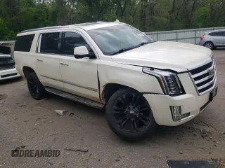 2015 Cadillac Escalade ESV Luxury z VIN 1GYS4SKJ5FR729401, wystawiony jako Copart lot #51317005 z przebiegiem 145 224 mil mil oraz Szkoda całkowita • Salvage title. Historia ofert i sprzedaży dostępna na DreamBid. Obrazek 4.