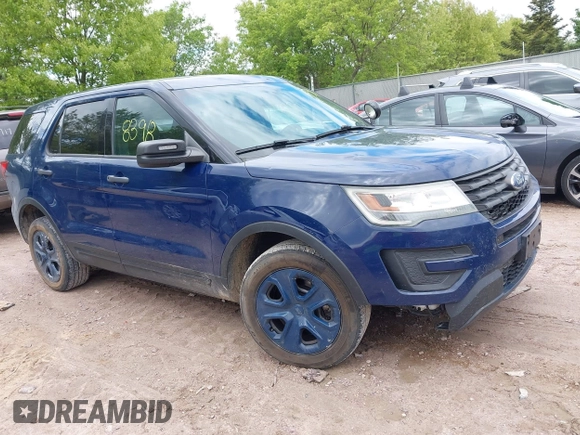 2016 Ford Police Interceptor Utility z VIN 1FM5K8AR2GGA28729, wystawiony jako IAAI lot #42318398 z przebiegiem 231 620 mil mil oraz . Historia ofert i sprzedaży dostępna na DreamBid. Obrazek 1.