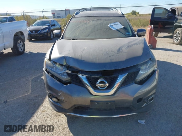 2016 Nissan Rogue SL with VIN 5N1AT2MT8GC874175, listed as a IAAI auction lot 40655066 with 134,540 mi miles and . Bid and sale history available at carsss.com. Image 12.
