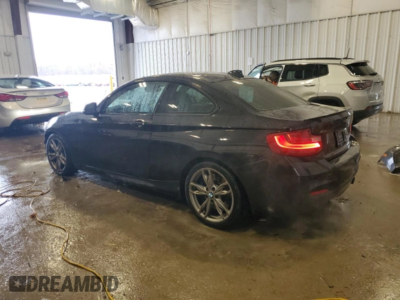 2015 BMW 2 Series M235i xDrive with VIN WBA1J9C59FVX99105, listed as a Copart auction lot 85651654 with 108,725 mi miles and Non Repairable. Bid and sale history available at carsss.com. Image 2.
