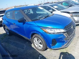 2022 Nissan Kicks S with VIN 3N1CP5BVXNL512828, listed as a IAAI auction lot 41596960 with 57,341 mi miles. Bid and sale history available at carsss.com. Image 1.