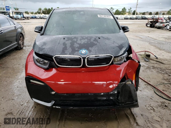 2018 BMW i3 s with VIN WBY7Z8C51JVB87393, listed as a Copart auction lot 56746363 with 45,469 mi miles. Bid and sale history available at carsss.com. Image 5.