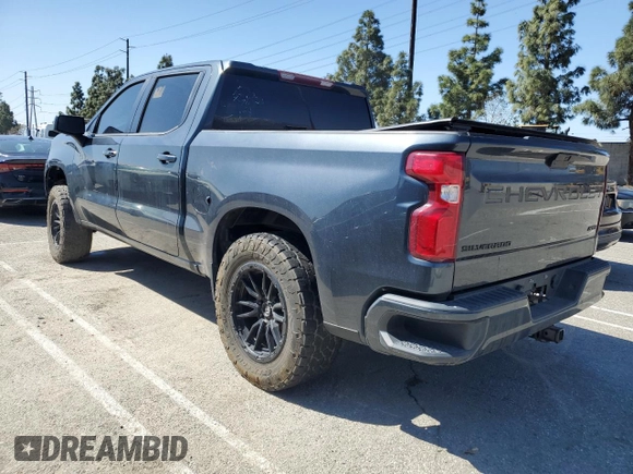 2020 Chevrolet Silverado 1500 RST with VIN 3GCPWDET7LG196686, listed as a Copart auction lot 49129375 with 72,562 mi miles and Salvage Title. Bid and sale history available at DreamBid. Image 2.