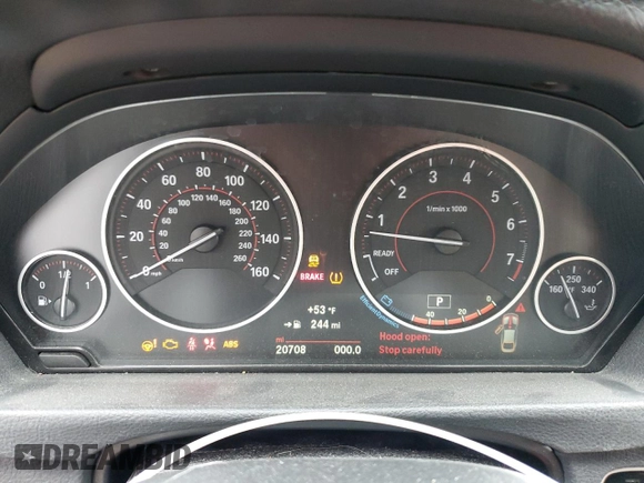 2018 BMW 4 Series 440i z VIN WBA4J5C57JBF07020, wystawiony jako Copart lot #58062735 z przebiegiem 20 708 mil mil oraz Szkoda całkowita • Salvage title. Historia ofert i sprzedaży dostępna na DreamBid. Obrazek 9.