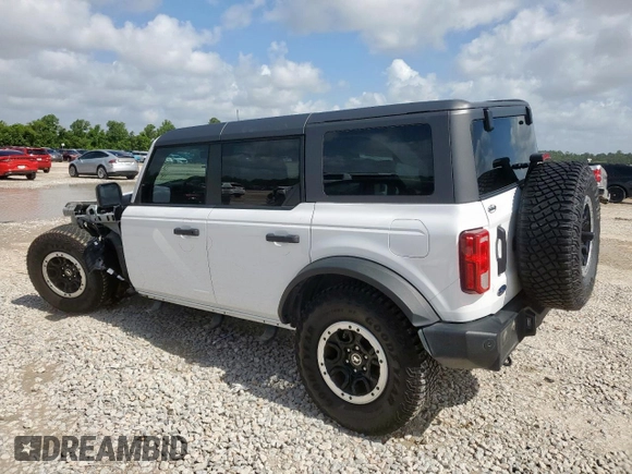 2024 Ford Bronco Big Bend with VIN 1FMDE7BH1RLA09232, listed as a Copart auction lot 61413055 with 15,590 mi miles and Salvage title. Bid and sale history available at DreamBid. Image 2.