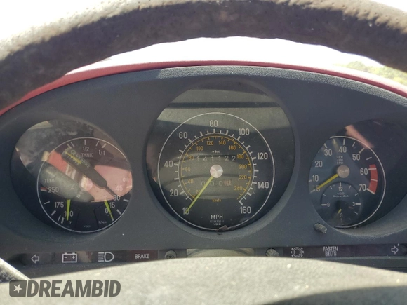 1979 Mercedes-Benz SL with VIN 10704412057129, listed as a Copart auction lot 54794415 with 141,122 mi miles and Clean title. Bid and sale history available at DreamBid. Image 9.