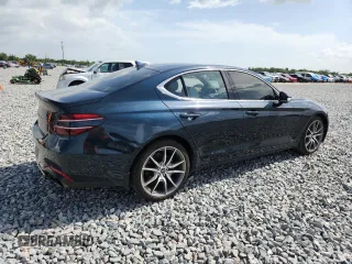 2023 Genesis G70 2.0T with VIN KMTG34TA3PU108506, listed as a Copart auction lot 61137005 with 40,950 mi miles and Salvage title. Bid and sale history available at DreamBid. Image 3.