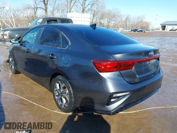2019 Kia Forte LXS with VIN 3KPF24AD3KE093233, listed as a IAAI auction lot 41610480 with 55,175 mi miles. Bid and sale history available at carsss.com. Image 3.
