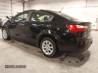 2014 Kia Rio LX with VIN KNADM4A32E6409785, listed as a IAAI auction lot 41810262 with 183,669 mi miles. Bid and sale history available at carsss.com. Image 3.