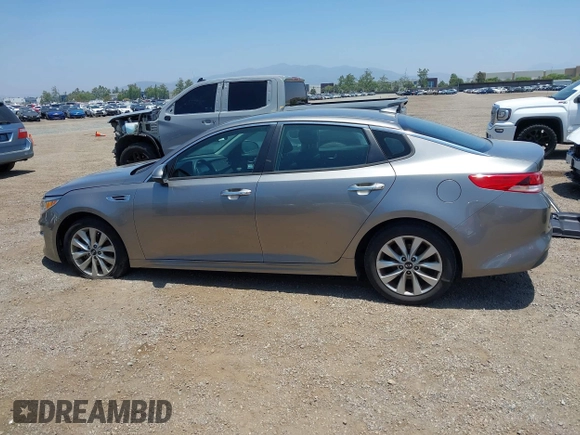 2018 Kia Optima LX with VIN 5XXGT4L34JG266575, listed as a IAAI auction lot 42458844 with 73,394 mi miles and . Bid and sale history available at DreamBid. Image 14.