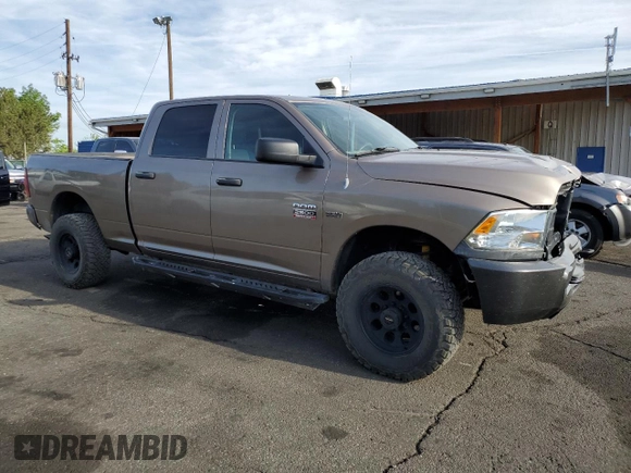2010 Dodge 2500 ST with VIN 3D7TT2CTXAG171220, listed as a Copart auction lot 58321375 with 183,169 mi miles and Salvage title. Bid and sale history available at DreamBid. Image 4.