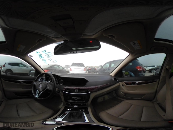 2014 Mercedes-Benz C-Class C 250 Sport with VIN WDDGF4HB9EA953128, listed as a IAAI auction lot 41828017 with 103,951 mi miles. Bid and sale history available at carsss.com. Image 18.