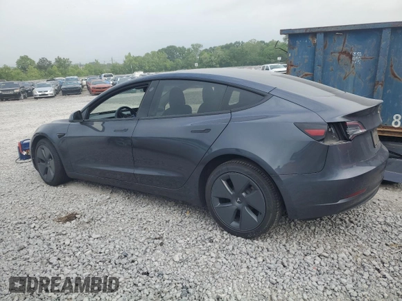2022 Tesla Model 3 Long Range with VIN 5YJ3E1EB8NF172896, listed as a Copart auction lot 50211025 with Not Provided miles and Salvage Title. Bid and sale history available at DreamBid. Image 2.