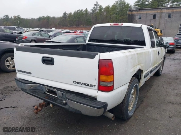 2001 Chevrolet Silverado 1500 with VIN 2GCEC19W711124623, listed as a IAAI auction lot 41909927 with NaN miles. Bid and sale history available at carsss.com. Image 4.