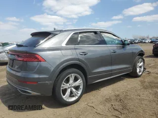 2019 Audi Q8 Premium Plus with VIN WA1BVAF14KD009032, listed as a Copart auction lot 52612715 with Not provided miles and Salvage title. Bid and sale history available at DreamBid. Image 3.